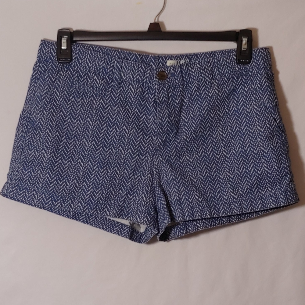 Gap Blue & White Summer Shorts Size 8 Regular